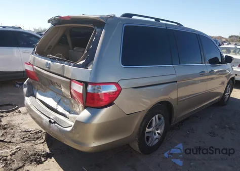 2007 Honda Odyssey z USA, uszkodzony, nr VIN 5SNRL38667V404845
